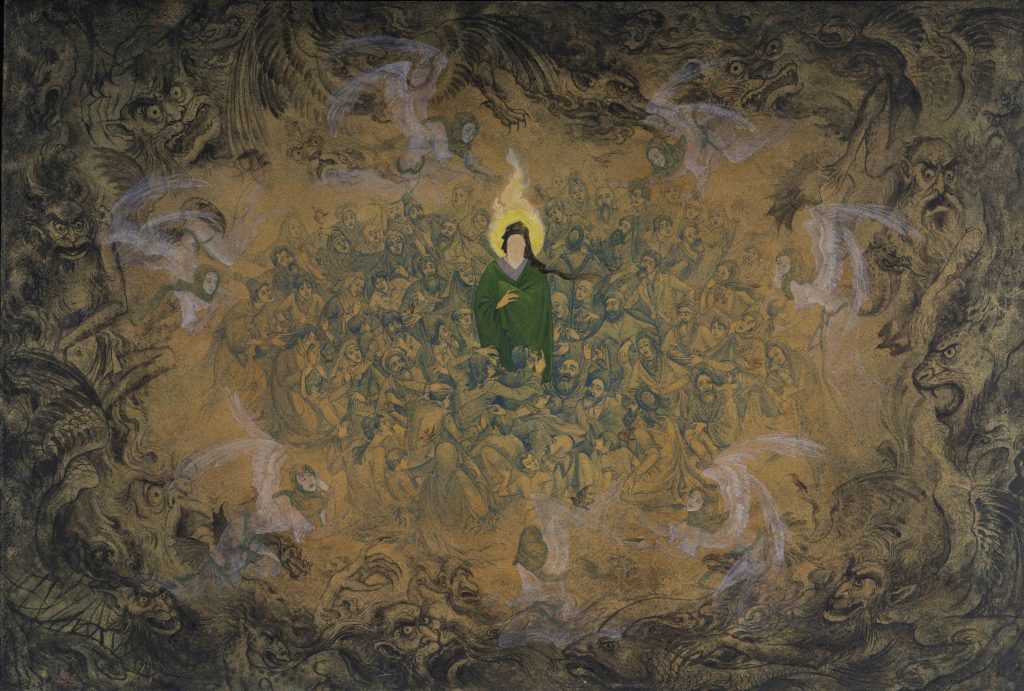 اثر مینیاتور با موضوع منجی